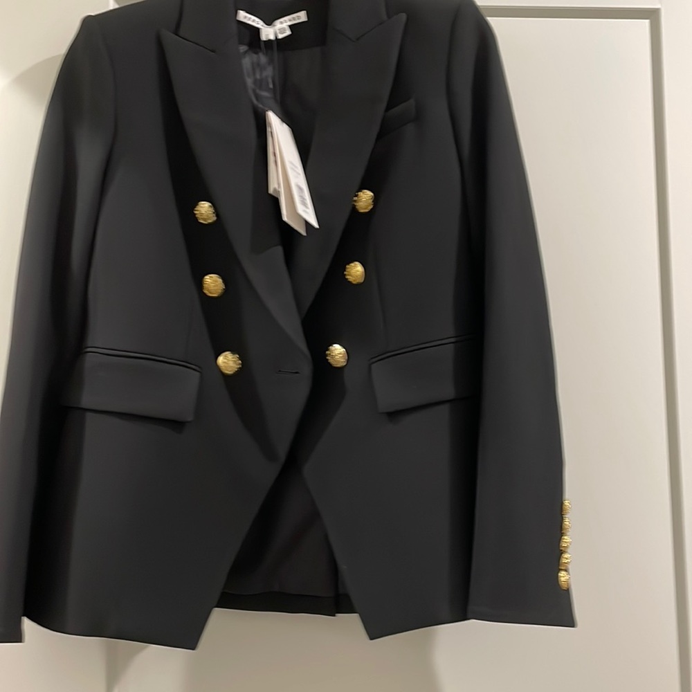 Black with gold buttons Dicky Veronica Beard Jacket